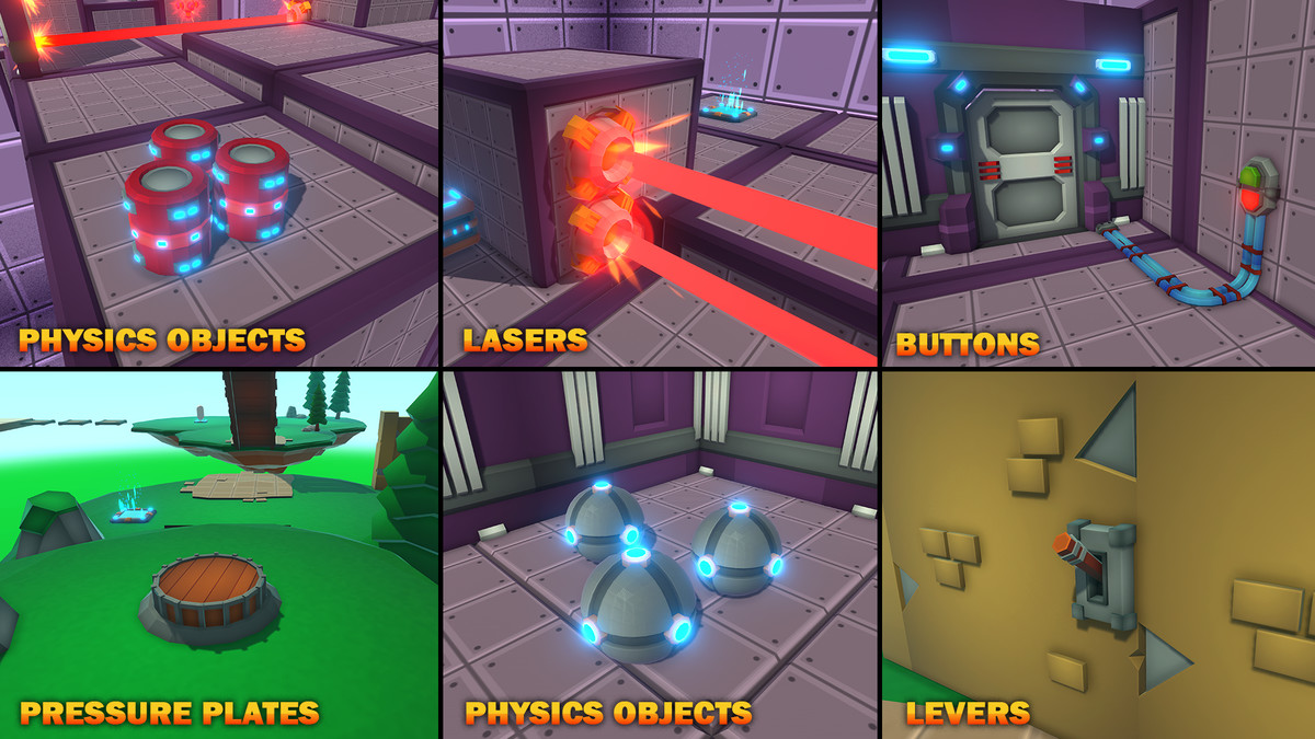 FP Physics Puzzle 3D - Game Template