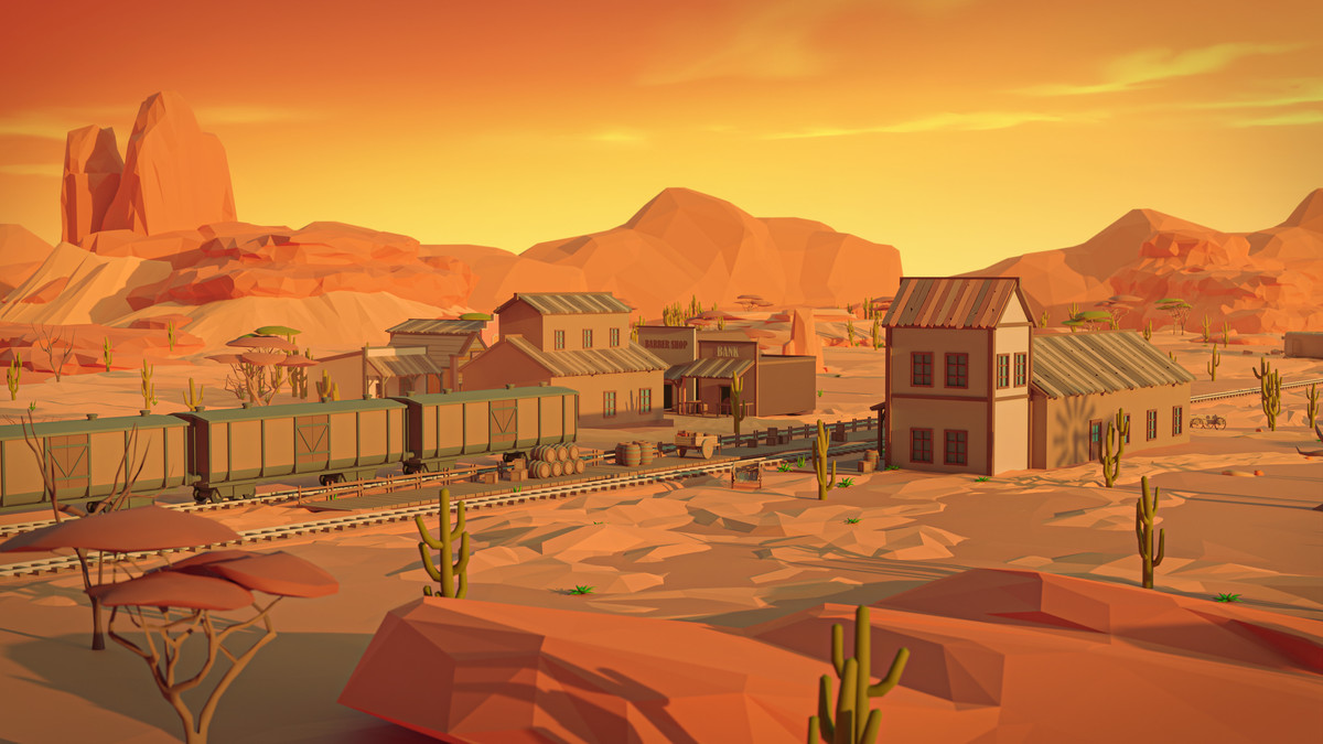 Wild West - Low Poly 3D Models Pack