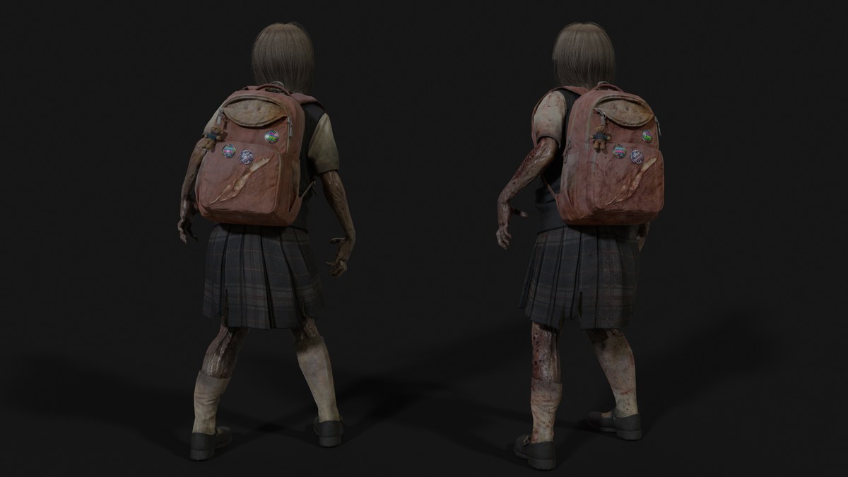 Gradeschooler Girl — American School Zombie Collection