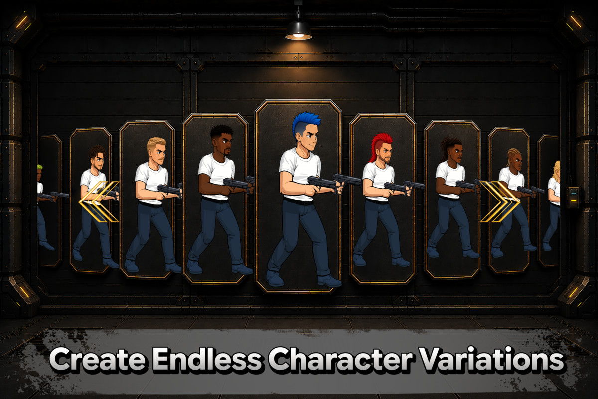 2D Character Mega Pack + Animation