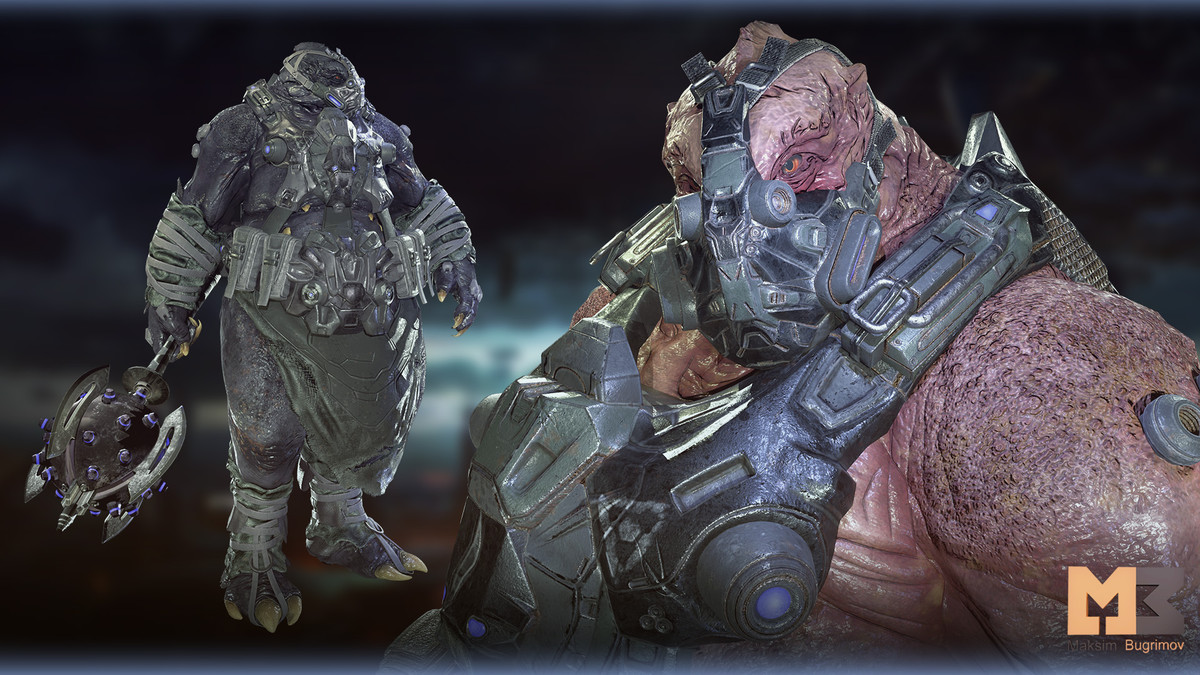 Charater Alien Warrior 02