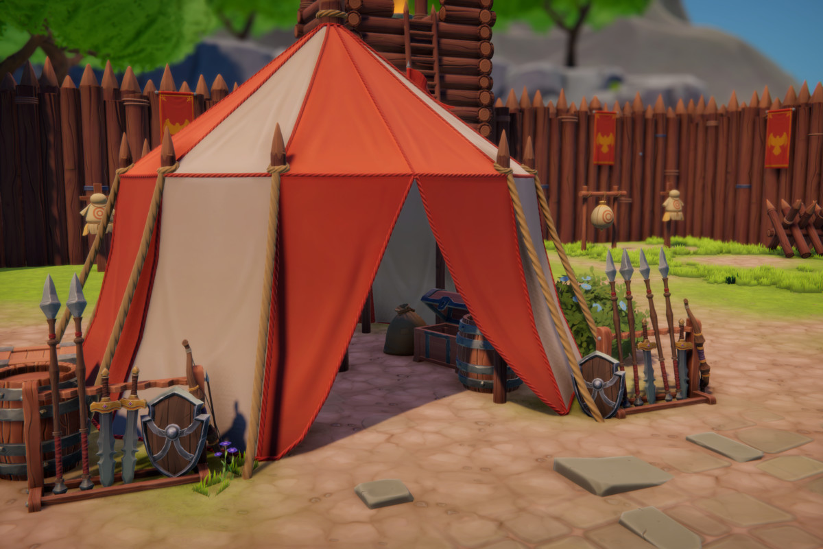 Stylized Medieval Modular Fort and Castle