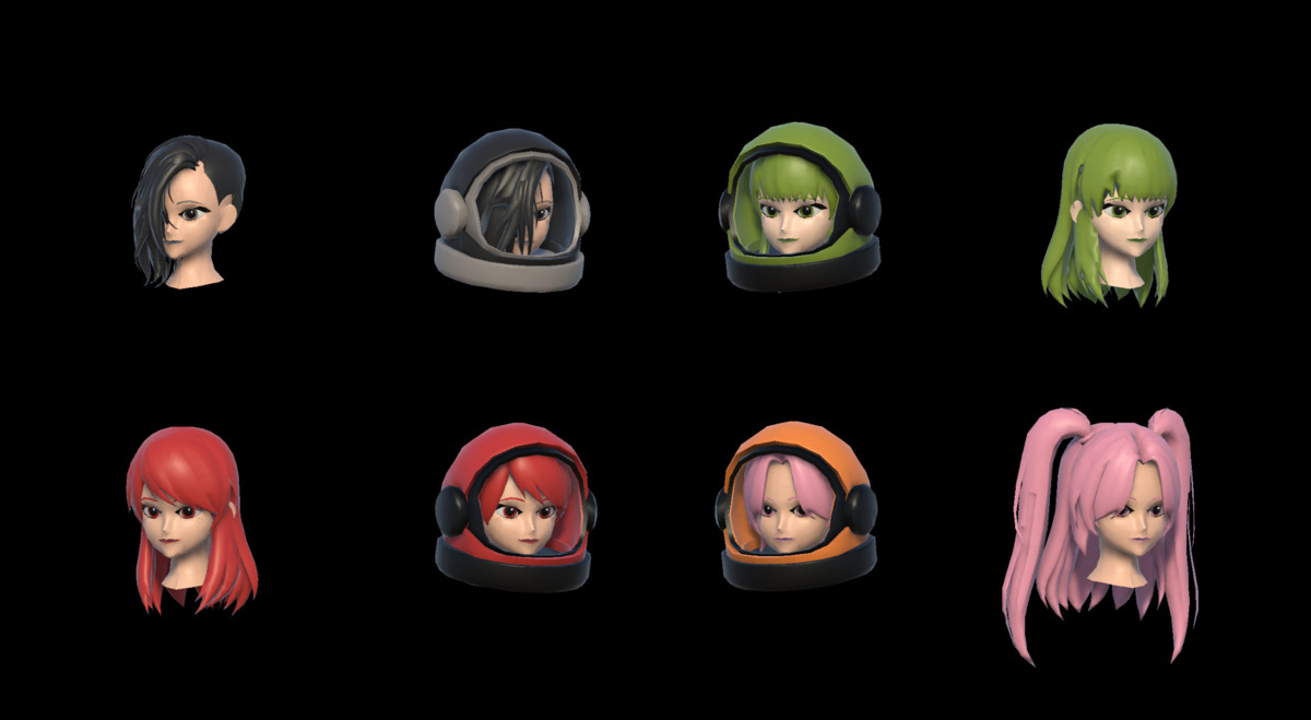 Pixit Stylized Astronaut Girls