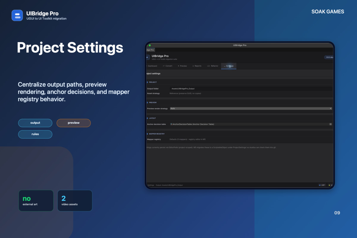 UIBridge Pro — UGUI to UI Toolkit Migrator