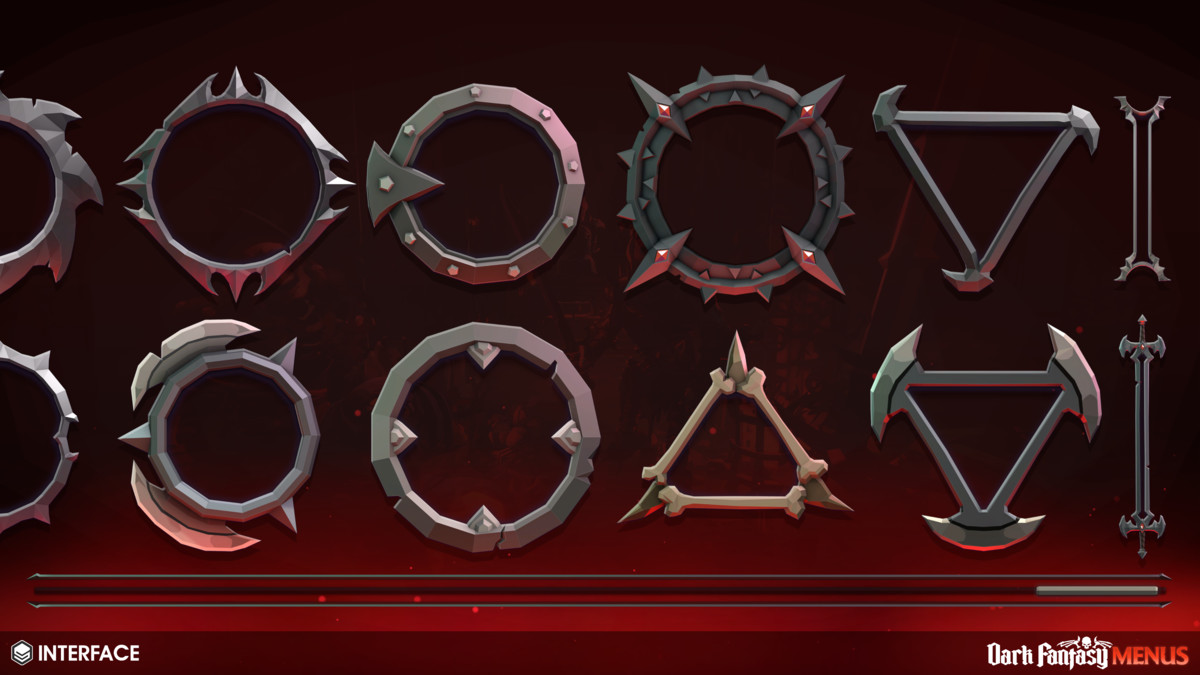 Dark Fantasy Menus - Synty INTERFACE - GUI, image 38