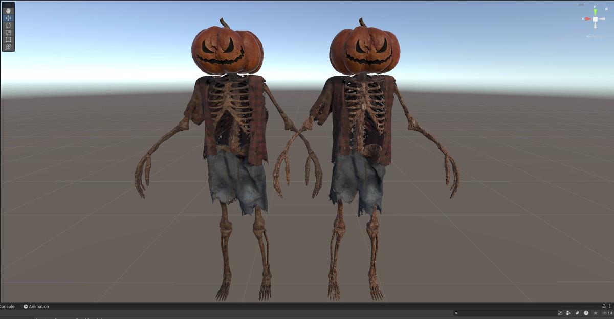 Scarecrow Pumpkin Halloween Skeleton