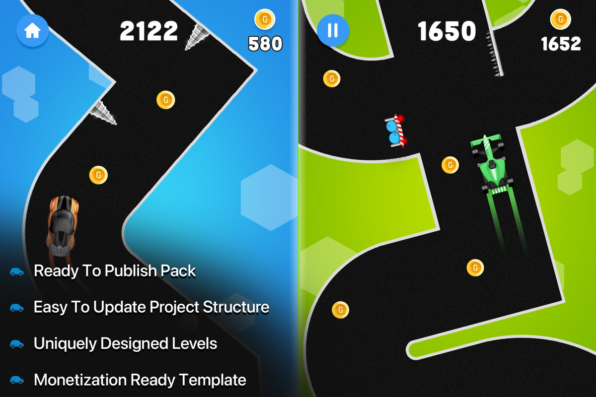 Car Racing Complete Game Template