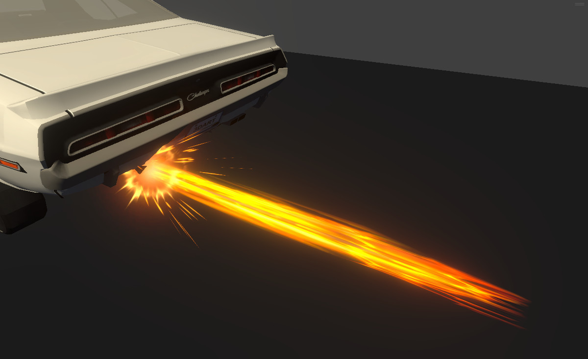 Game VFX - Exhaust jet effect