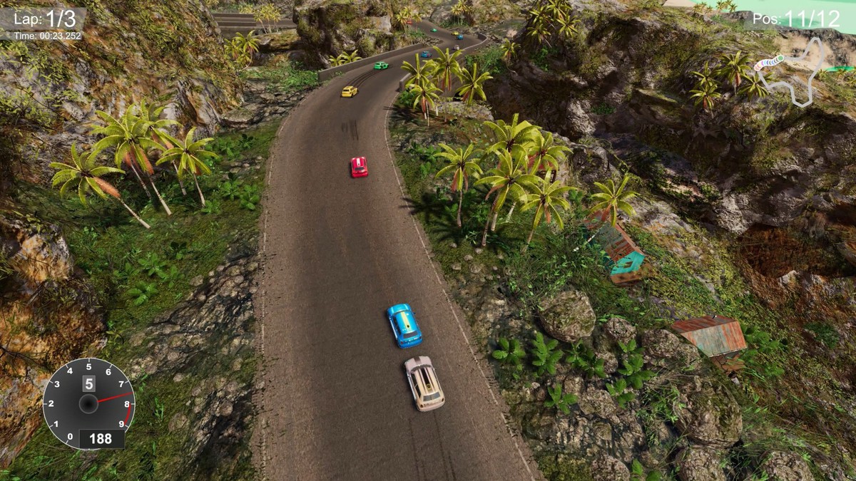 Top Down Car Racing : 3 Tracks Extension