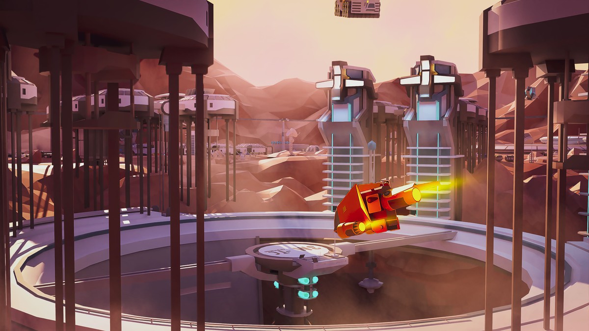 Mars Spaceport - Low Poly 3D Models Pack