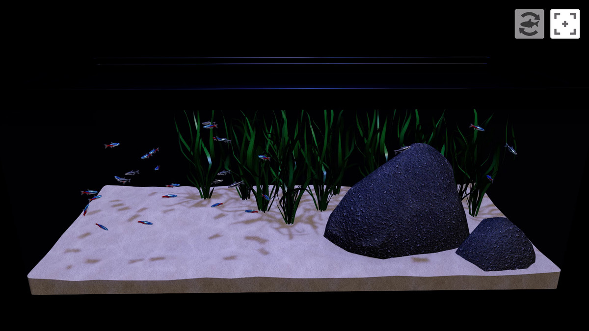 Fish School AI - Tropical Aquarium Set