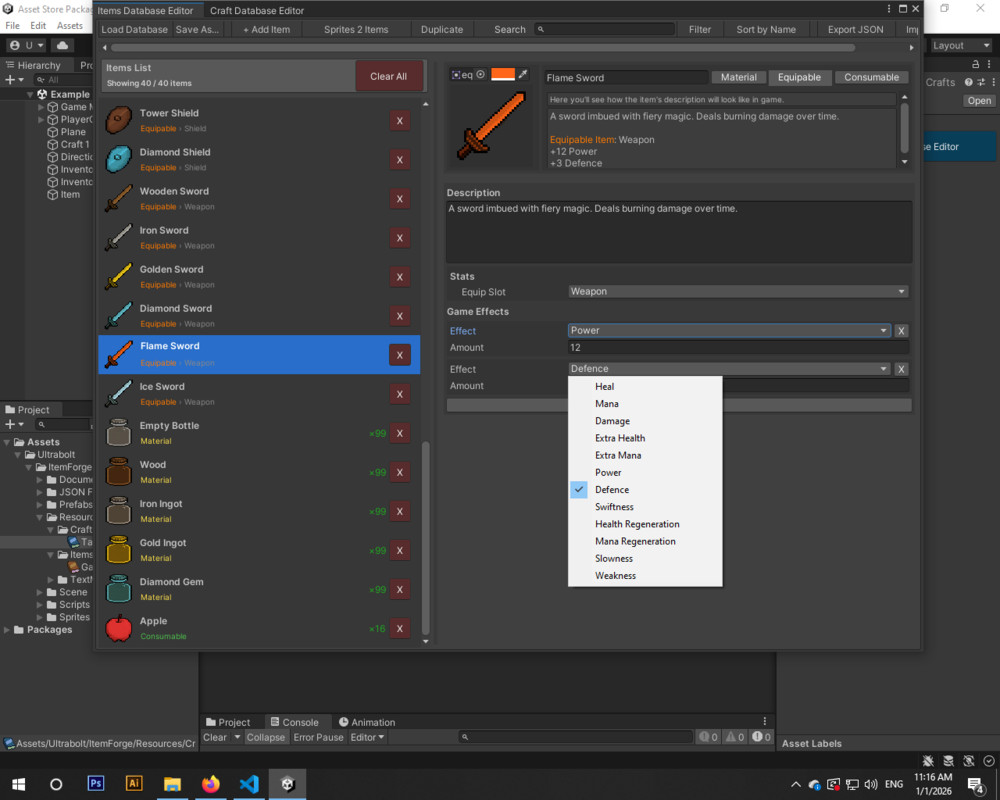 ItemForge - Advanced Inventory System