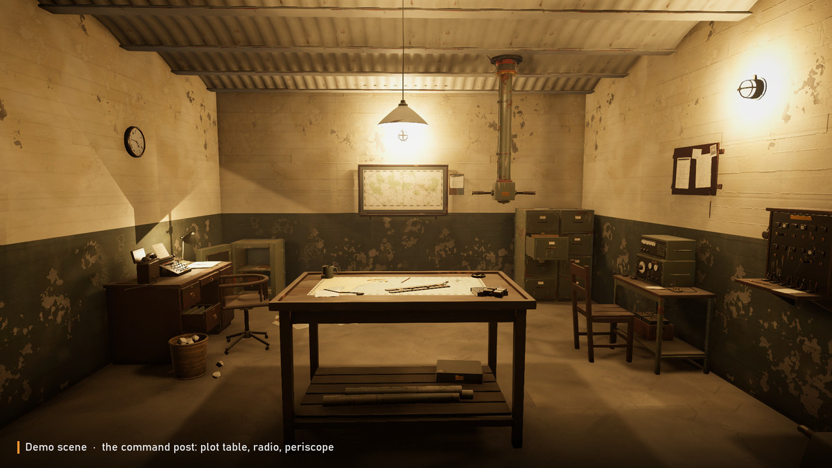Stylized WW2 Bunker: Atlantic Wall Casemate | Modular Military Environment Kit