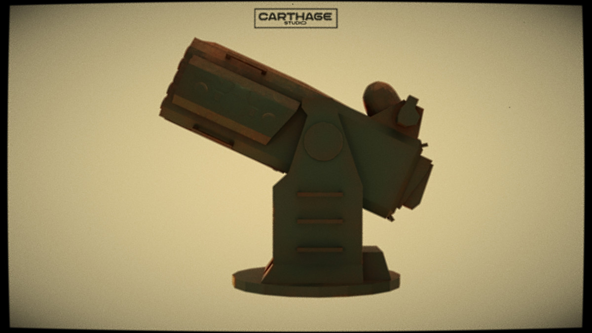 Modular lowpoly Missile & Launcher Pack
