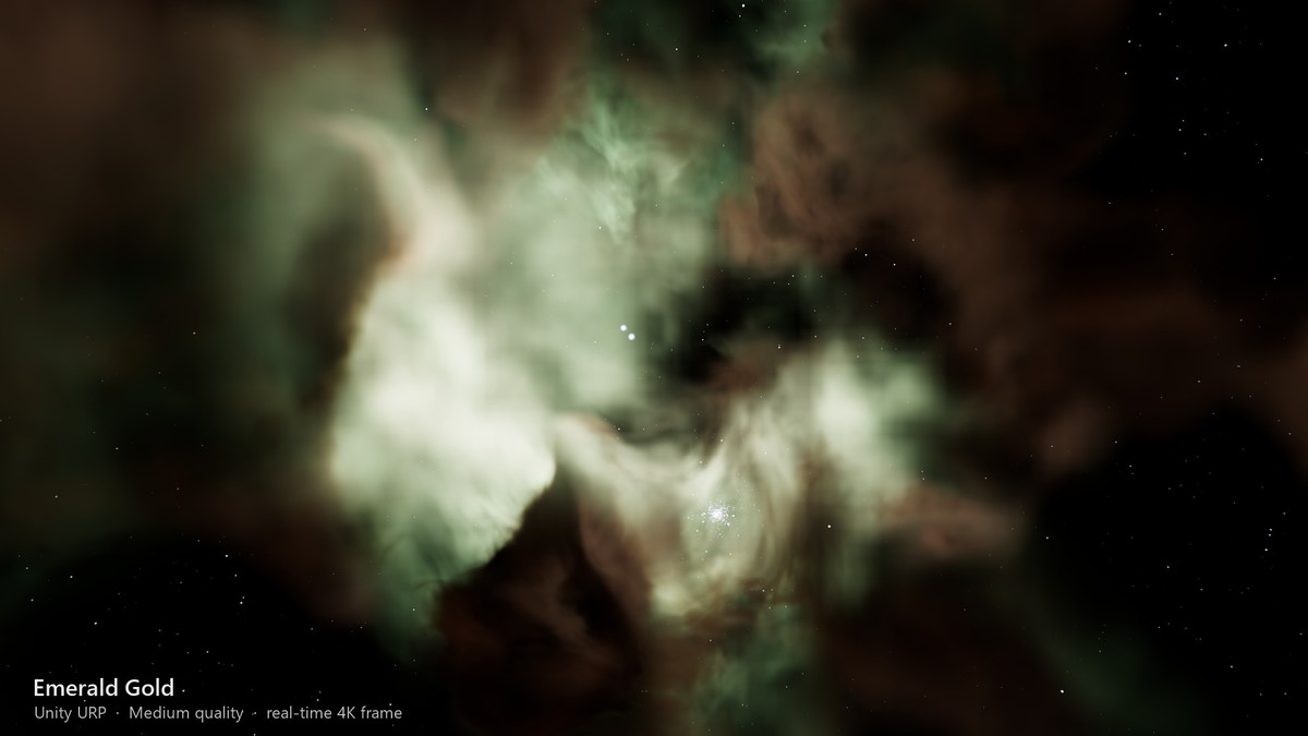 Volumetric Nebula Skyboxes 2 – 17 Fly-Through 3D Space Nebulae (URP & HDRP)