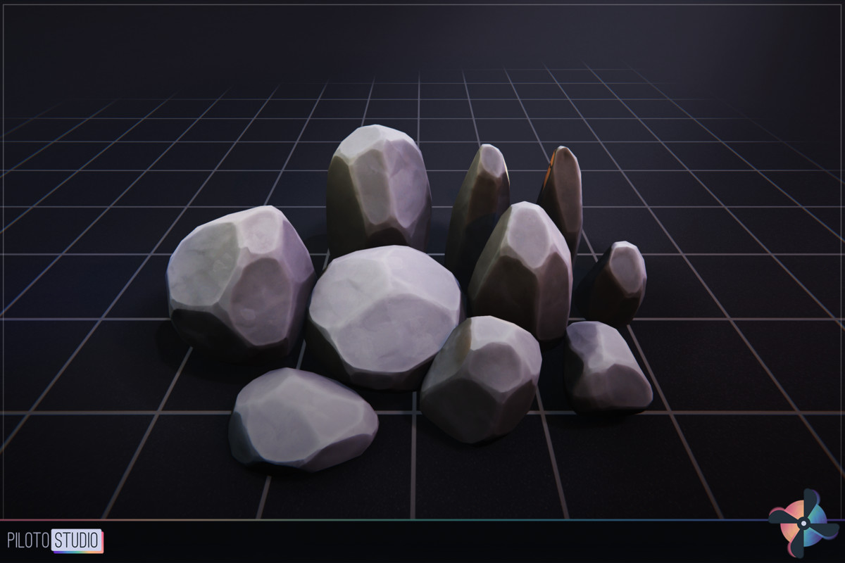 Mega Stylized PBR Environment Pack +500 Assets - Modular Houses, Water Shader