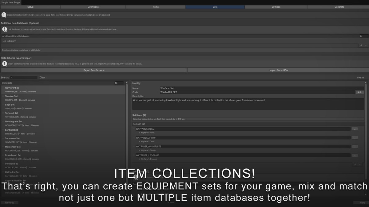 Simple Item Forge: No-Code Item, Crafting, Shop & Loot Generator w/ JSON Export