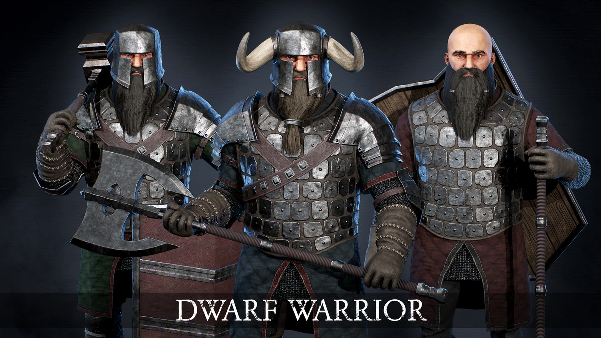 Dwarf Warrior Modular 01