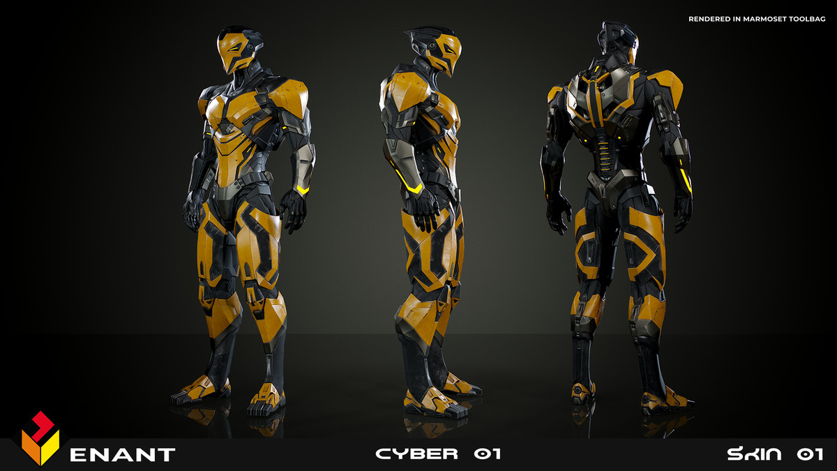 Sci-FI Cyber Robot 01
