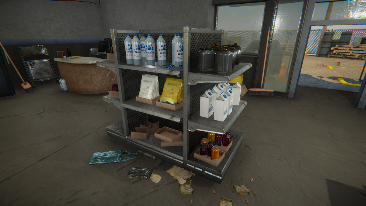 Realistic Modern Roadside Convenience Store Asset Package