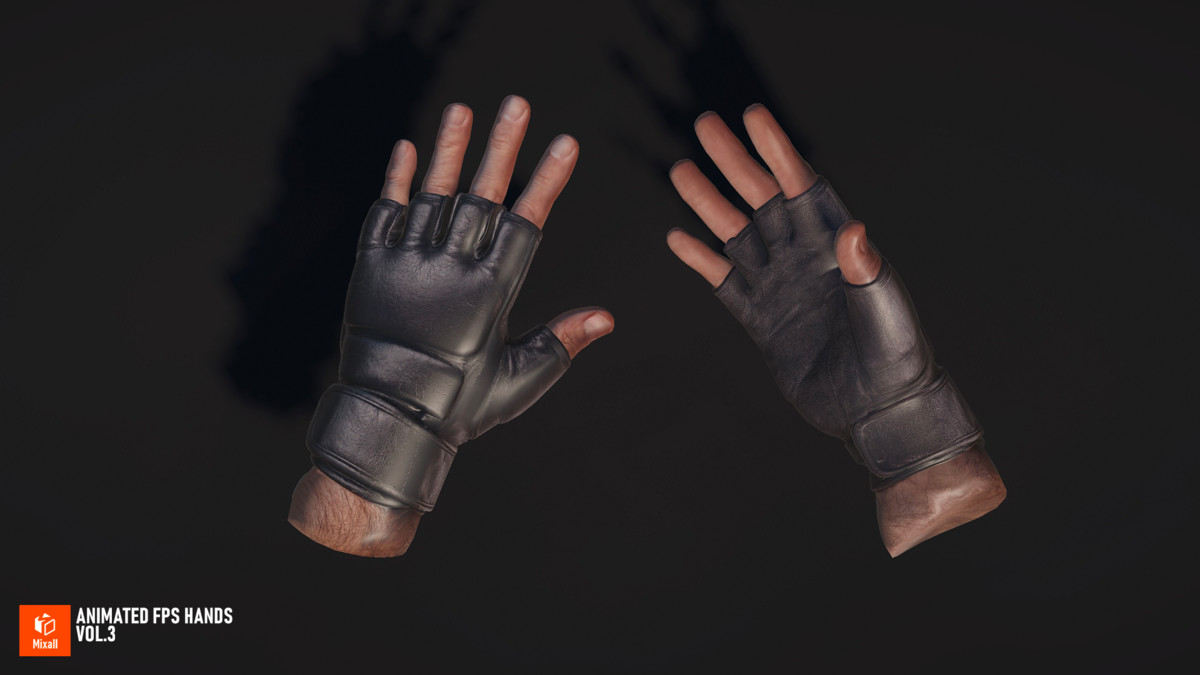 Animated FPS Hands Vol.3