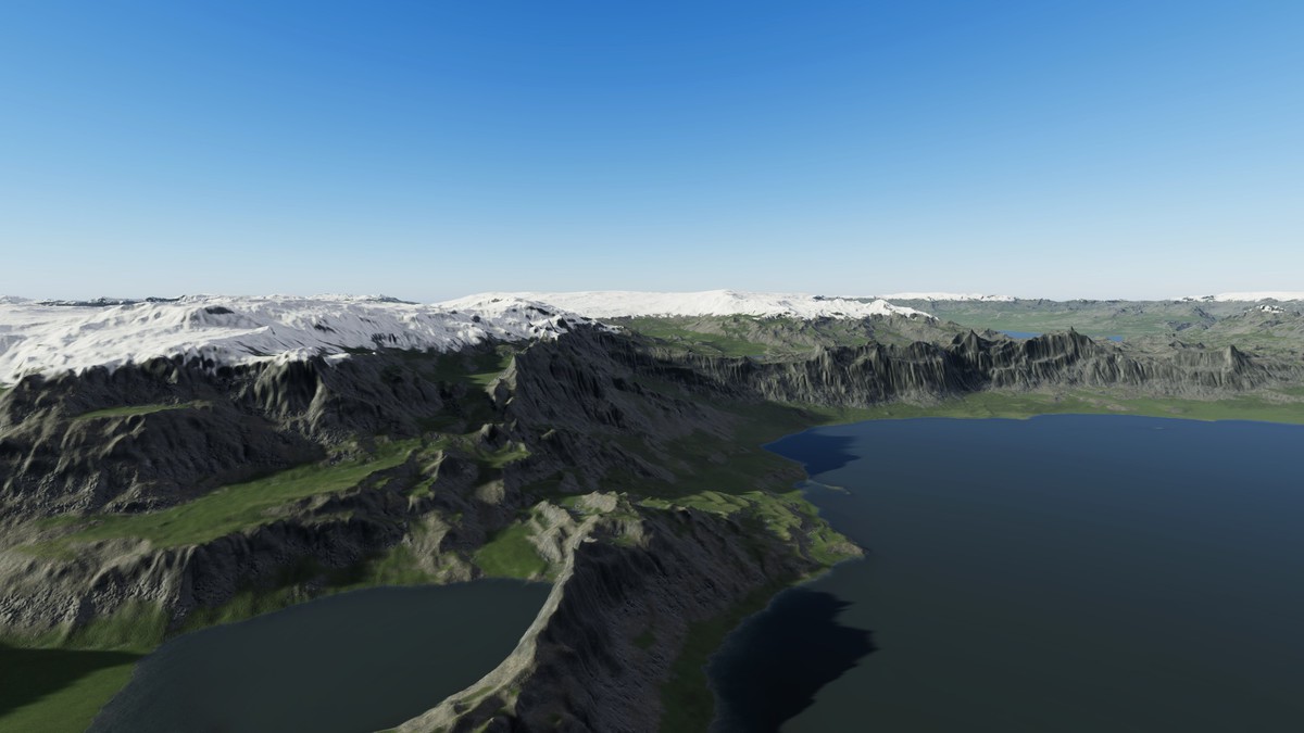 Procedural Ridged Mountains 8K & 4K - 54 Terrains