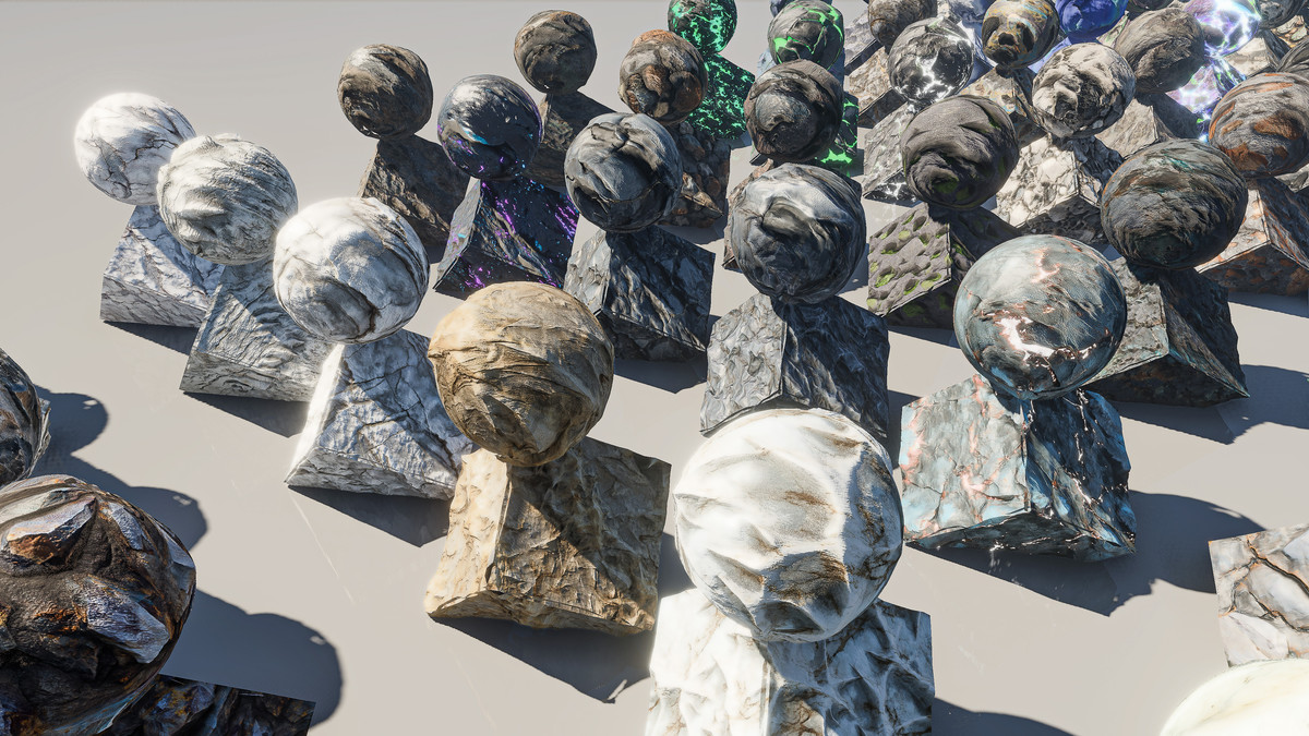 Alien Rocks Materials