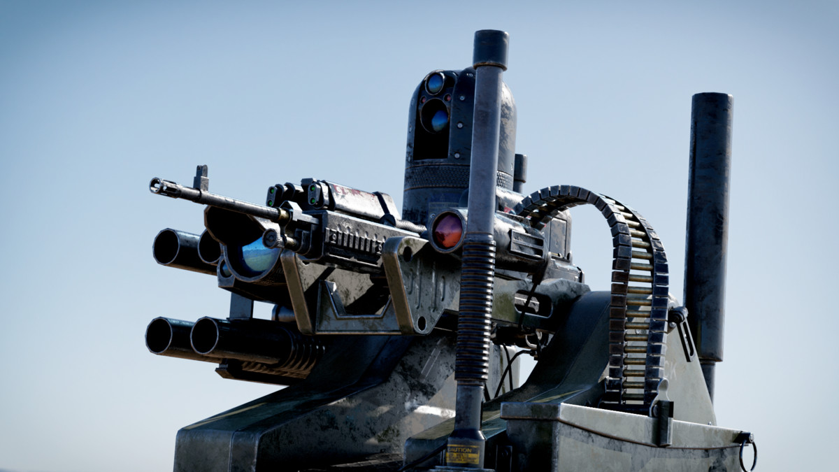 Rigged Military Drone