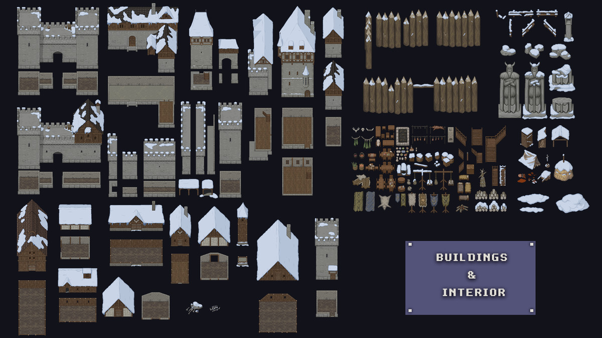 Pixel World - Snow Lands