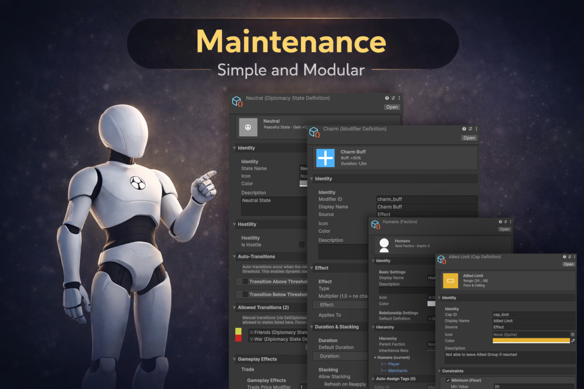 Relationship System for Game Creator 2
