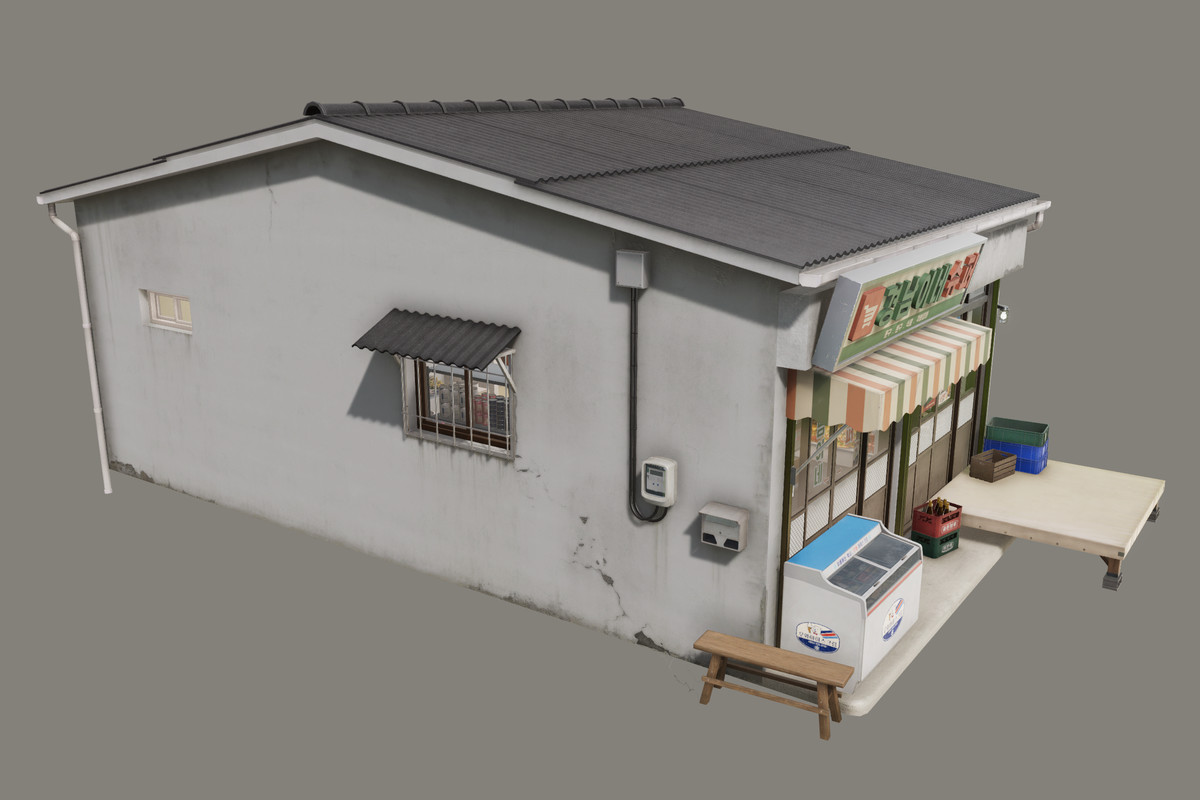Retro Korean Supermarket
