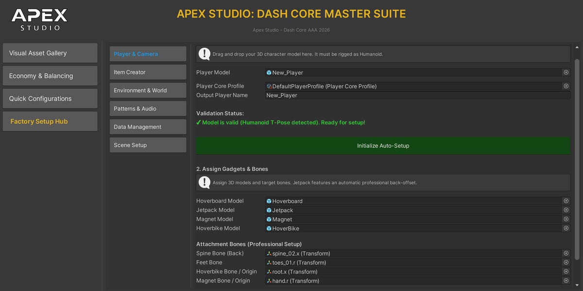 Dash Core Endless Runner