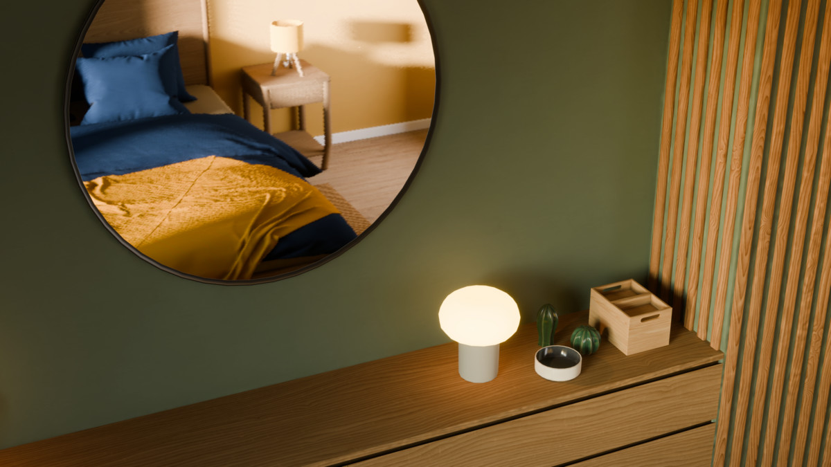 Photorealistic Bedroom Interior – HDRP Ready