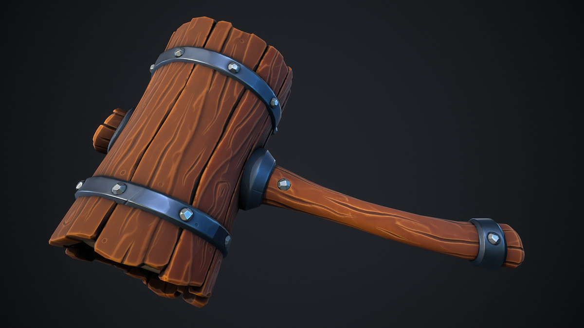 Stylized Fantasy Hammer Pack – 10 GameReady Weapons