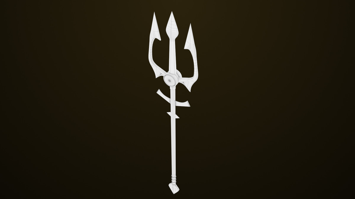 Medieval Trident 02 URP HDRP Textures