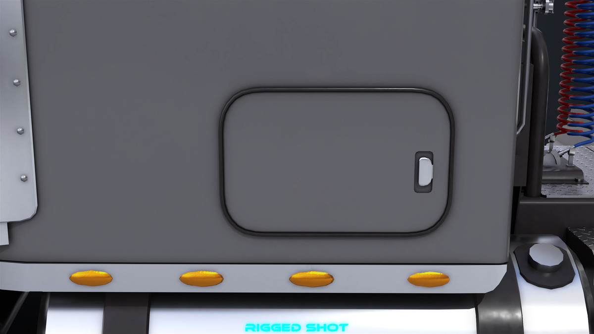 Heavy Truck Chassis 07 Generic Grey URP HDRP Textures