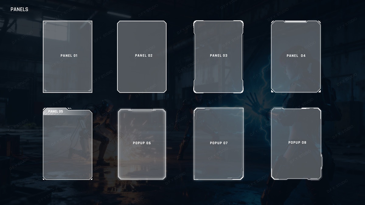 Super Sci-Fi Complete UI Pack(+PSD)