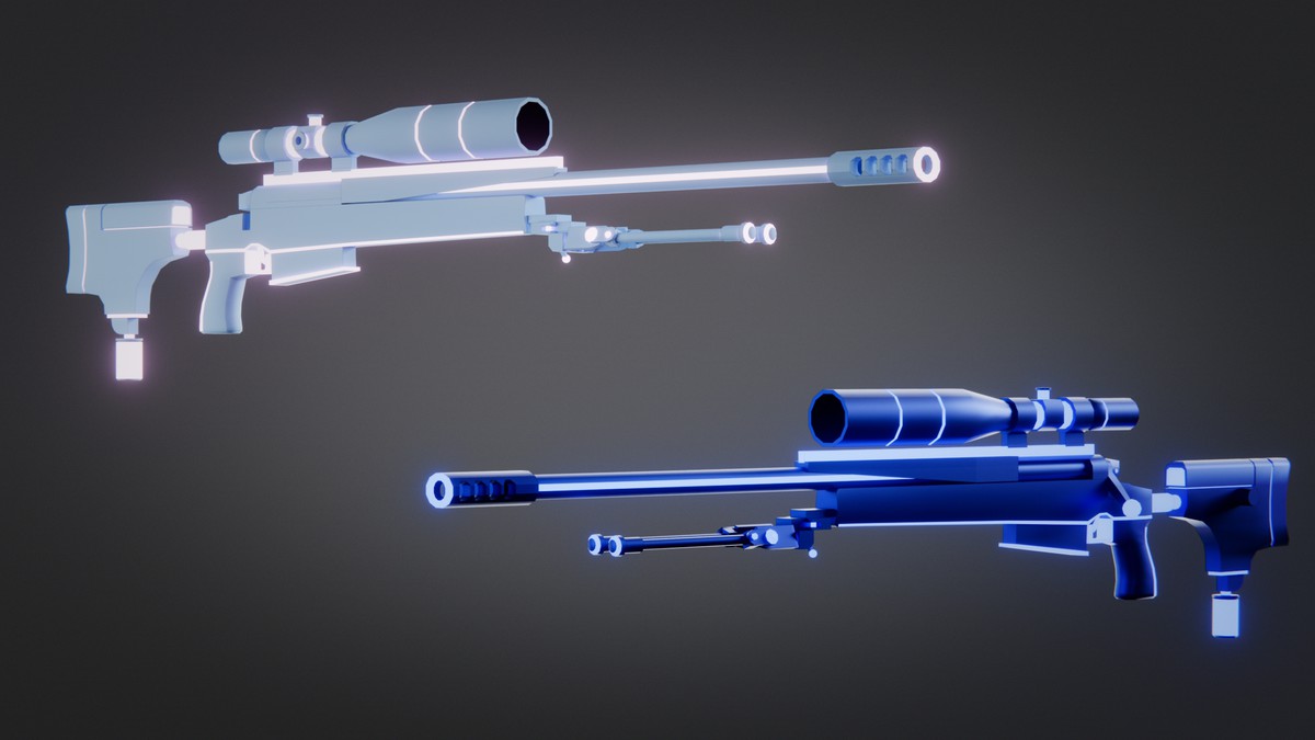 Ultimate Weapon Pack — 23 Guns + 943 Skins (Low Poly, Stylized, FPS/TPS Ready)
