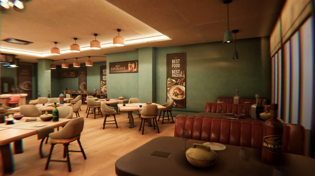 Restaurant & Bar 3d Modular Environment Pack