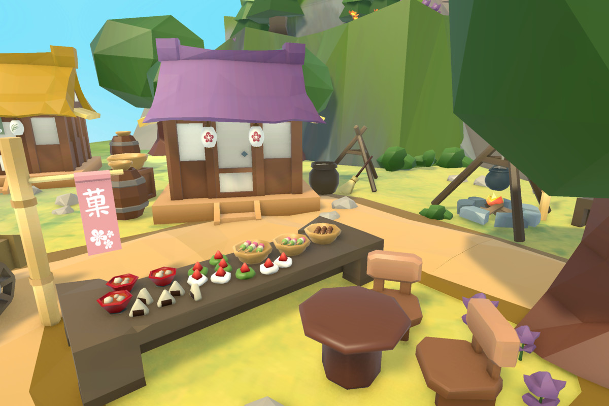 Japanese Rural Village - Low Poly 3D Models