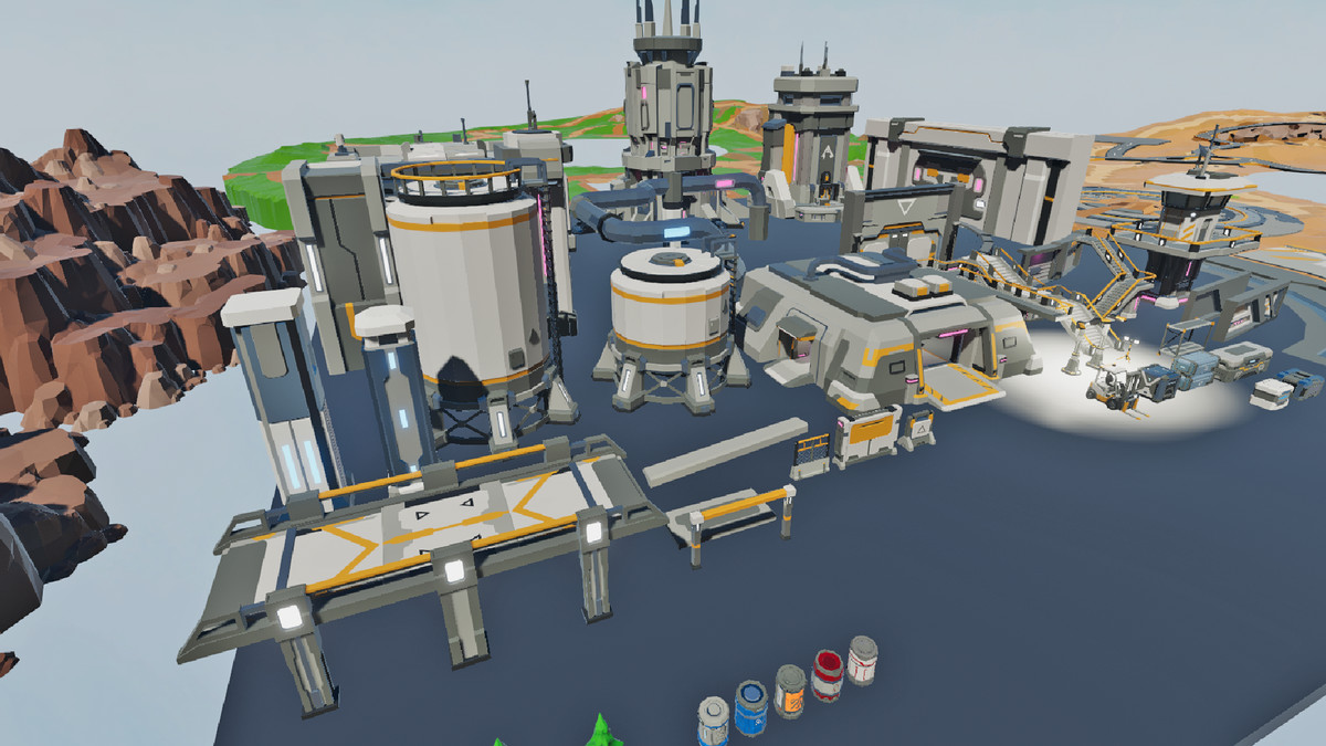 LowPoly Sci-Fi Battle Arena