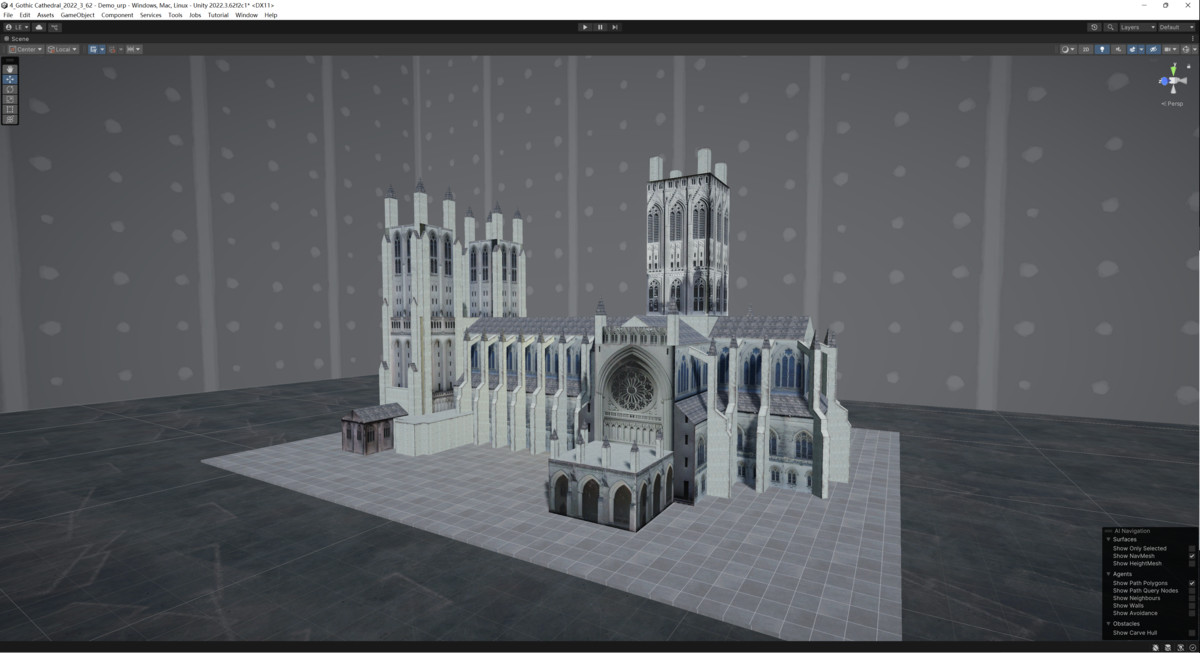 3D Model - Gothic Cathedral