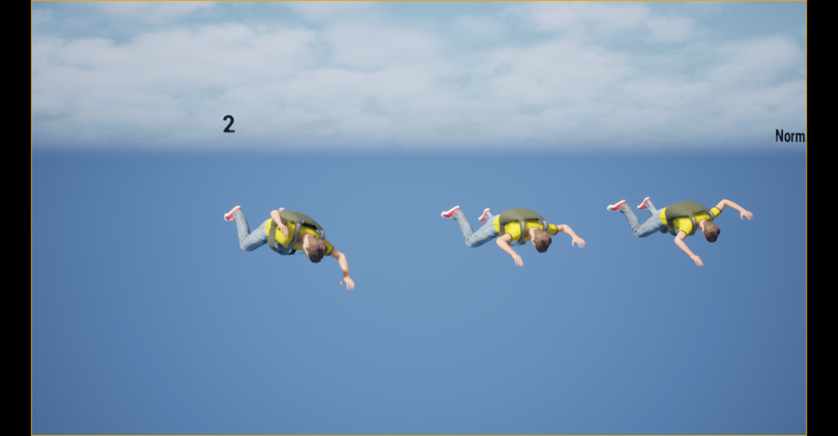 Parachute & Skydive Animation
