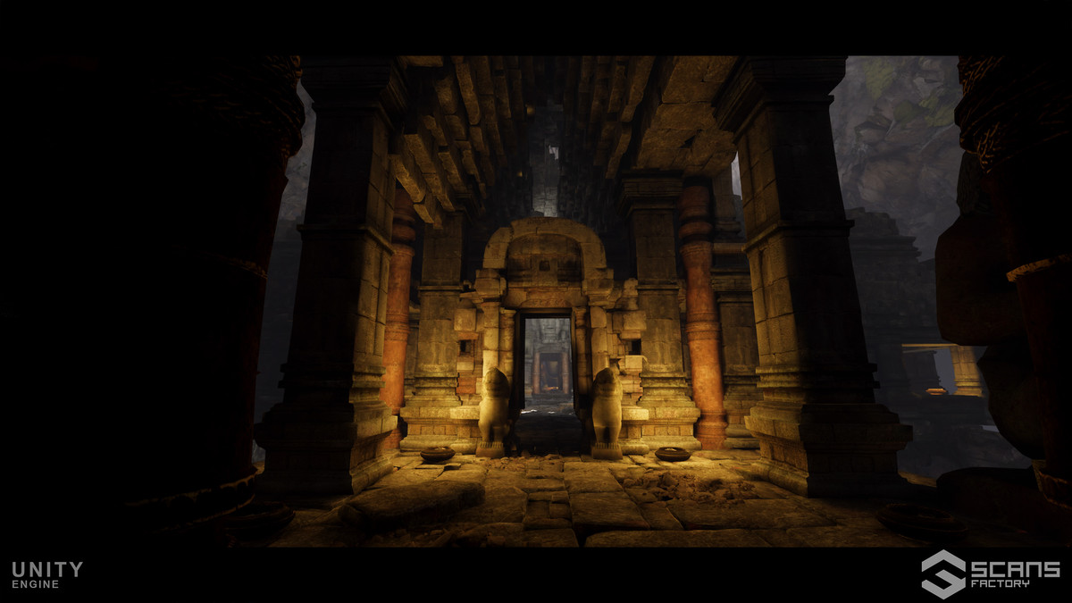 [HDRP] Ancient Temple Ruins - Mountains Environment