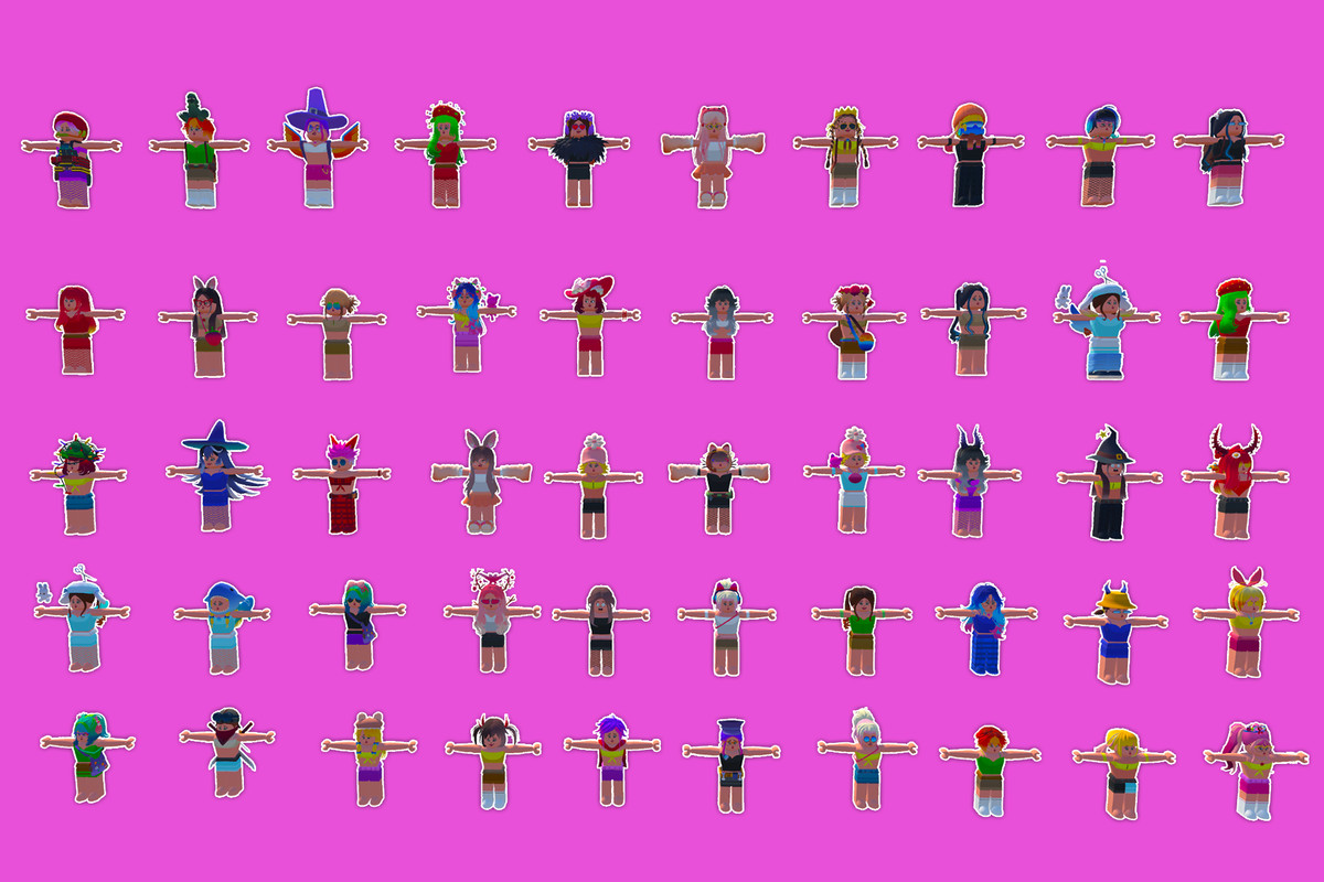 Obby Game Characters Mega Pack