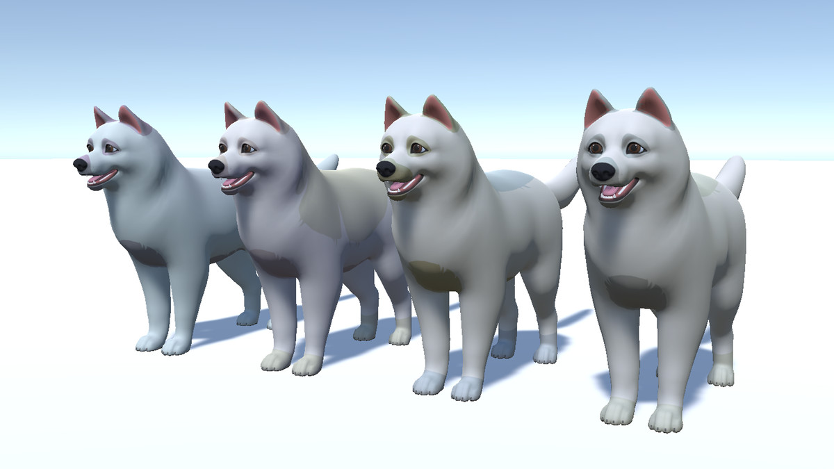 Cartoon Dog - Samoyed