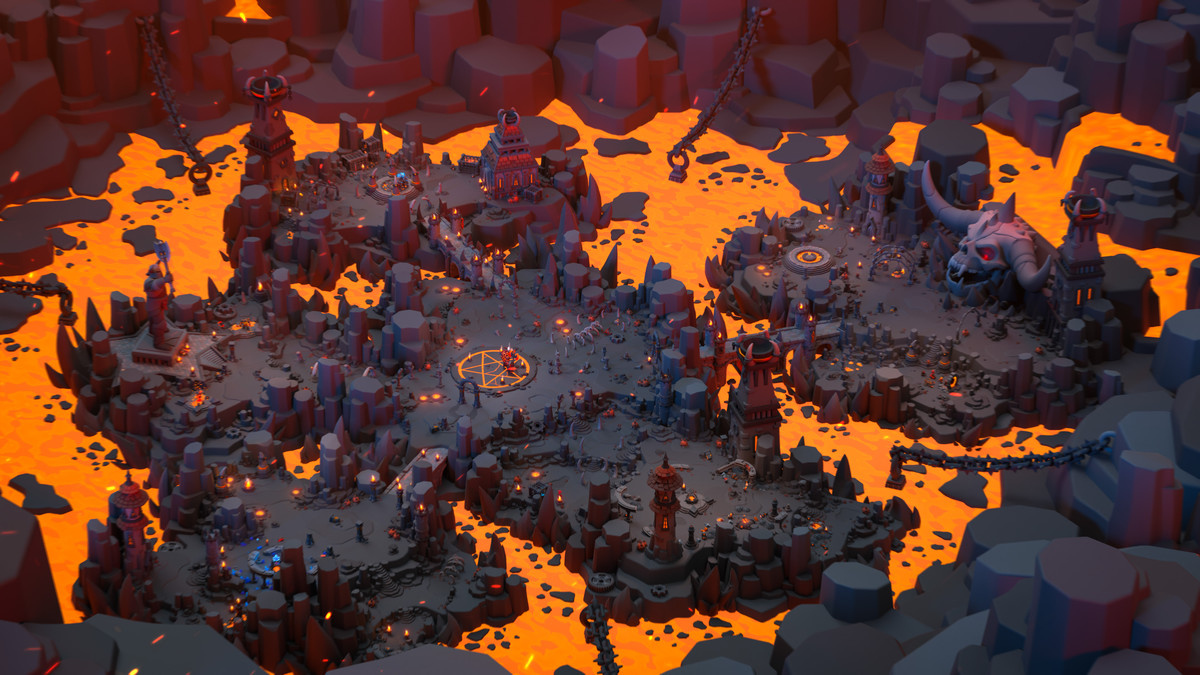 Inferno World - Low Poly 3D Models