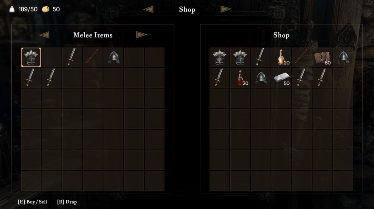 FS Inventory System - Equipment/Shop/Crafting 2