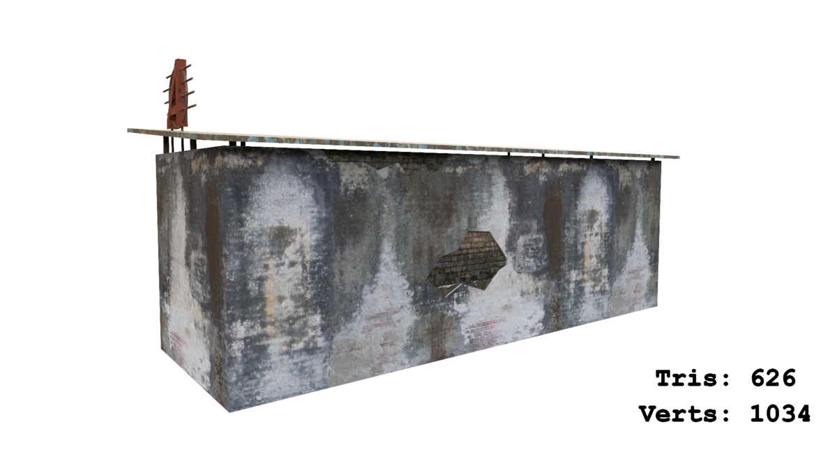 Abandoned Apocalyptic Buildings Mega Pack