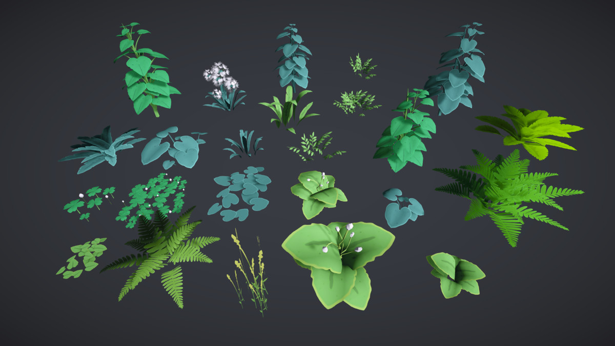 STYLIZED Fantasy Nature Pack: Forest - Low Poly 3D Art